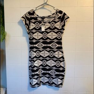 Black and white dress